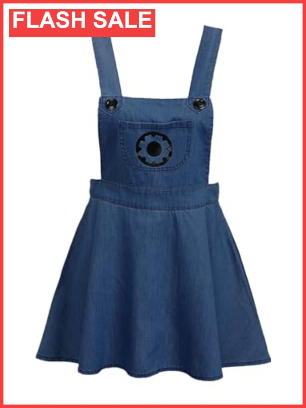 CutiePlusU Button Crotch Onesie Adult Romper Bodysuit Costume- Despicable Denim